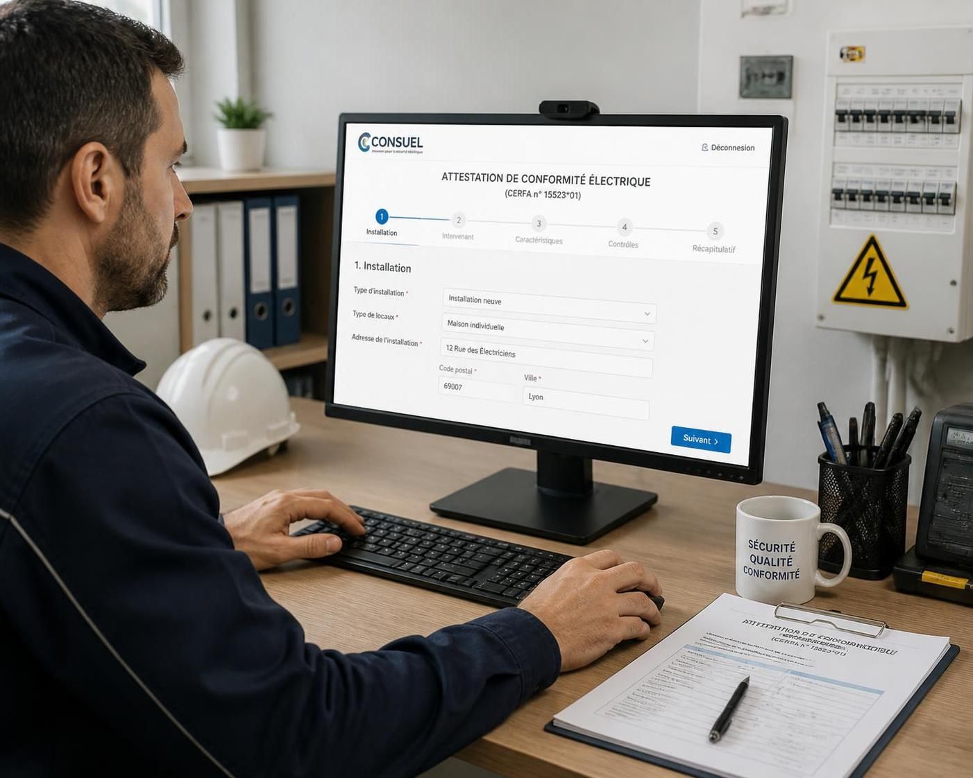découvrez pourquoi l'attestation de conformité électrique est essentielle en 2026 et comment l'obtenir facilement pour garantir la sécurité et la conformité de vos installations électriques.