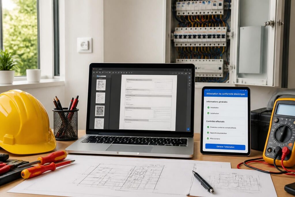 découvrez comment obtenir une attestation de conformité électrique au format pdf et comprenez son utilité essentielle pour garantir la sécurité de vos installations électriques.