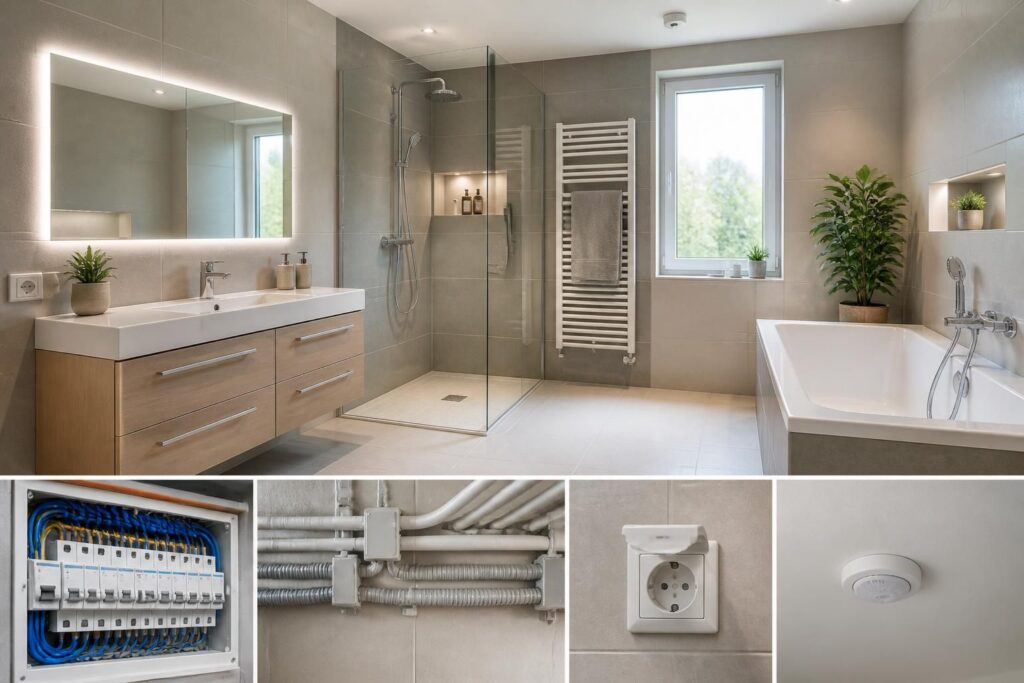 découvrez les normes nfc 15 100 essentielles pour garantir la conformité et la sécurité électrique de votre salle de bain. guide complet pour un espace sûr et conforme.