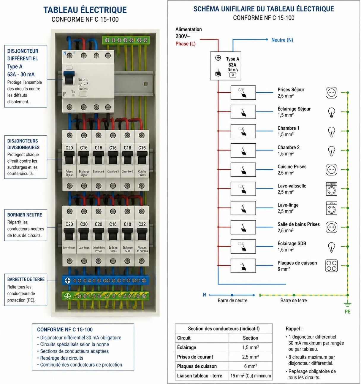 découvrez les normes électriques essentielles pour assurer la sécurité de votre maison et protéger votre famille contre les risques liés à l'électricité.
