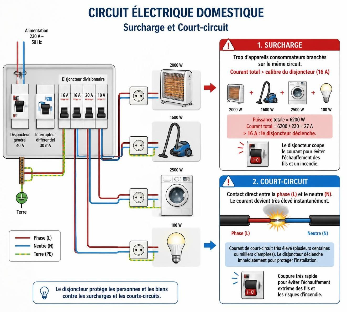 découvrez les causes fréquentes du déclenchement du disjoncteur général et apprenez les solutions efficaces pour y remédier en toute sécurité.