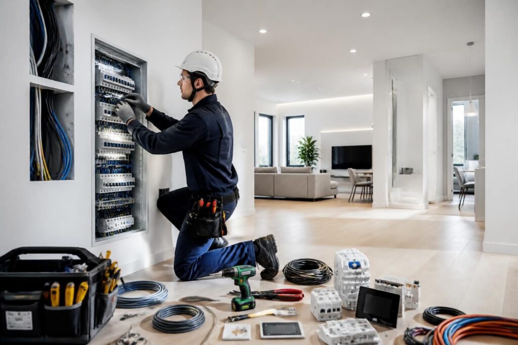 découvrez le prix moyen pour la rénovation électrique d'une maison de 100m2 en 2026, avec des conseils pour estimer vos coûts et planifier vos travaux efficacement.