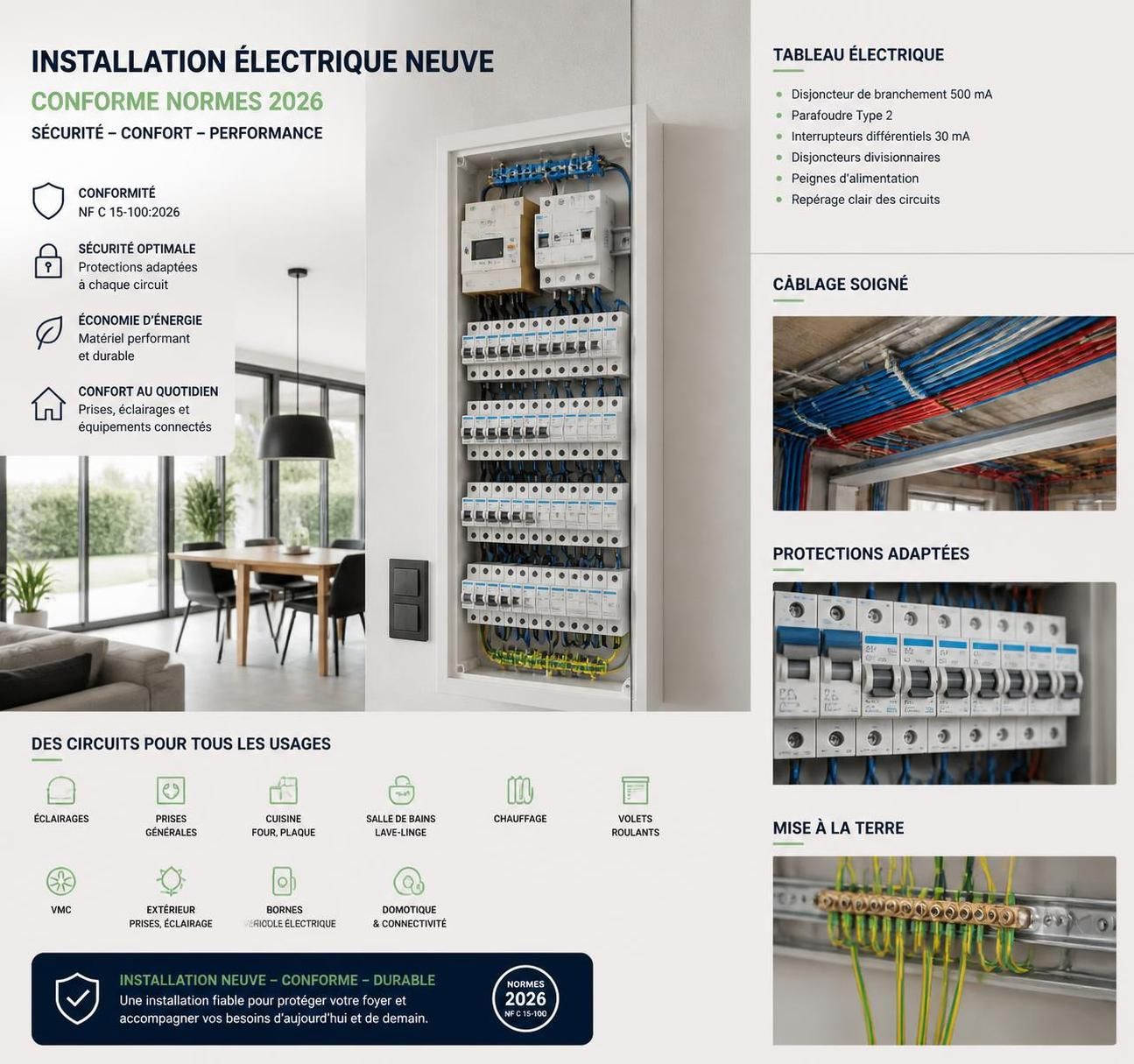 découvrez le prix moyen pour une installation électrique en 2026 et obtenez des conseils pour bien planifier votre budget.