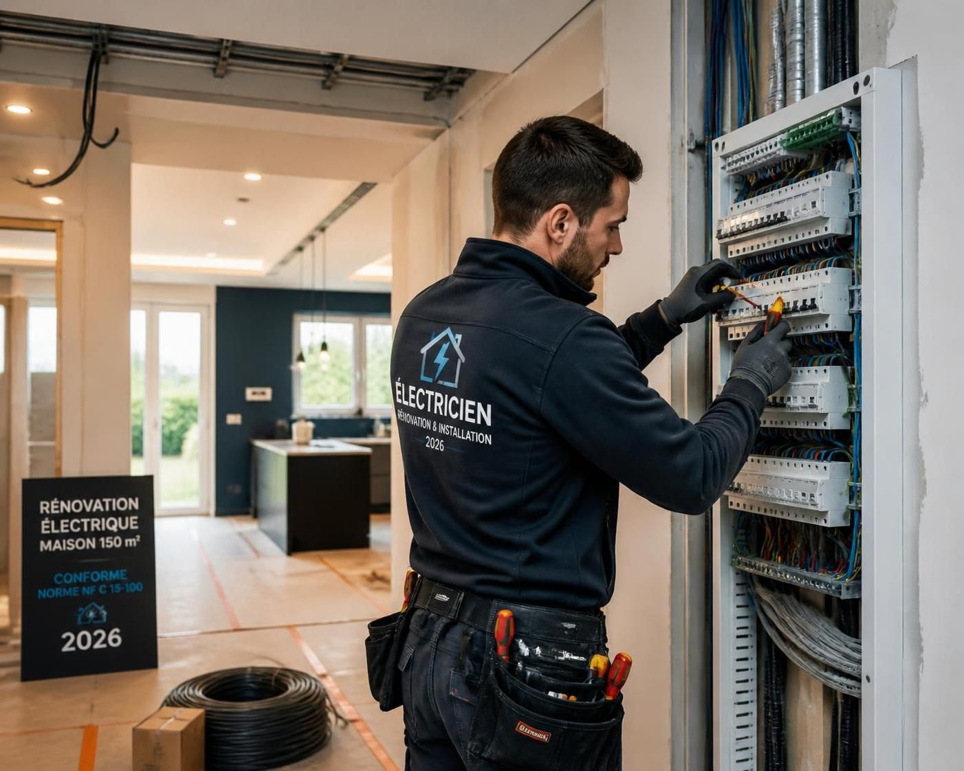 découvrez le prix estimatif pour refaire l'électricité dans une maison de 150m2 en 2026, avec un guide complet des coûts, matériaux et main-d'œuvre.