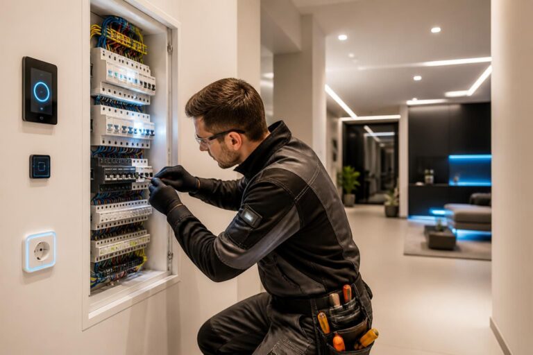 découvrez le coût estimatif pour une installation électrique complète dans une maison en 2026, incluant les prix des matériaux, la main-d'œuvre et les conseils pour un budget maîtrisé.