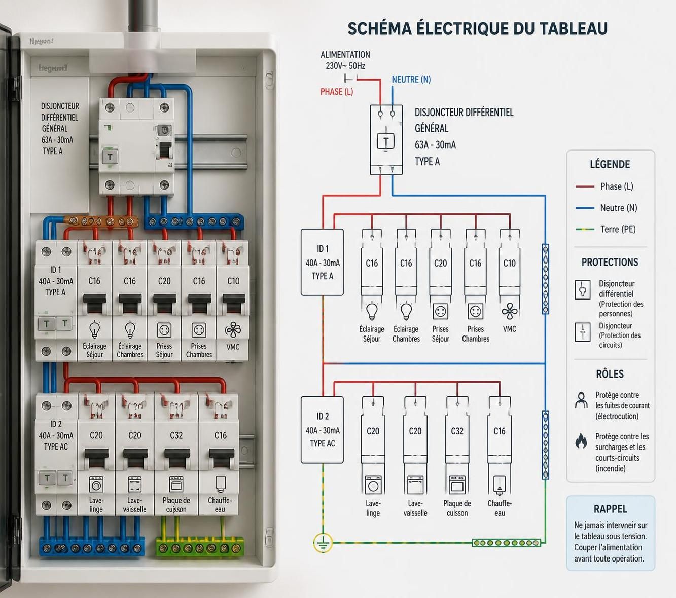 découvrez notre guide complet pour comprendre et installer votre schéma de tableau électrique maison en toute sécurité et conformité.