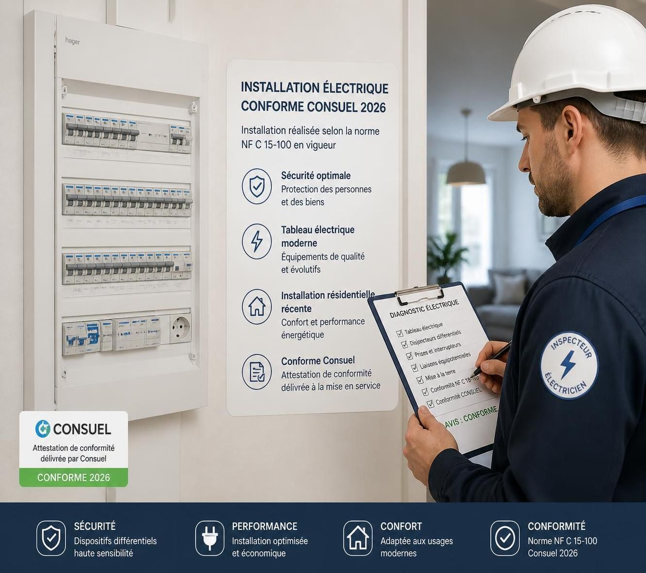 découvrez tout ce qu'il faut savoir sur la norme consuel en 2026 : exigences, démarches, et conseils pour garantir la conformité de vos installations électriques.