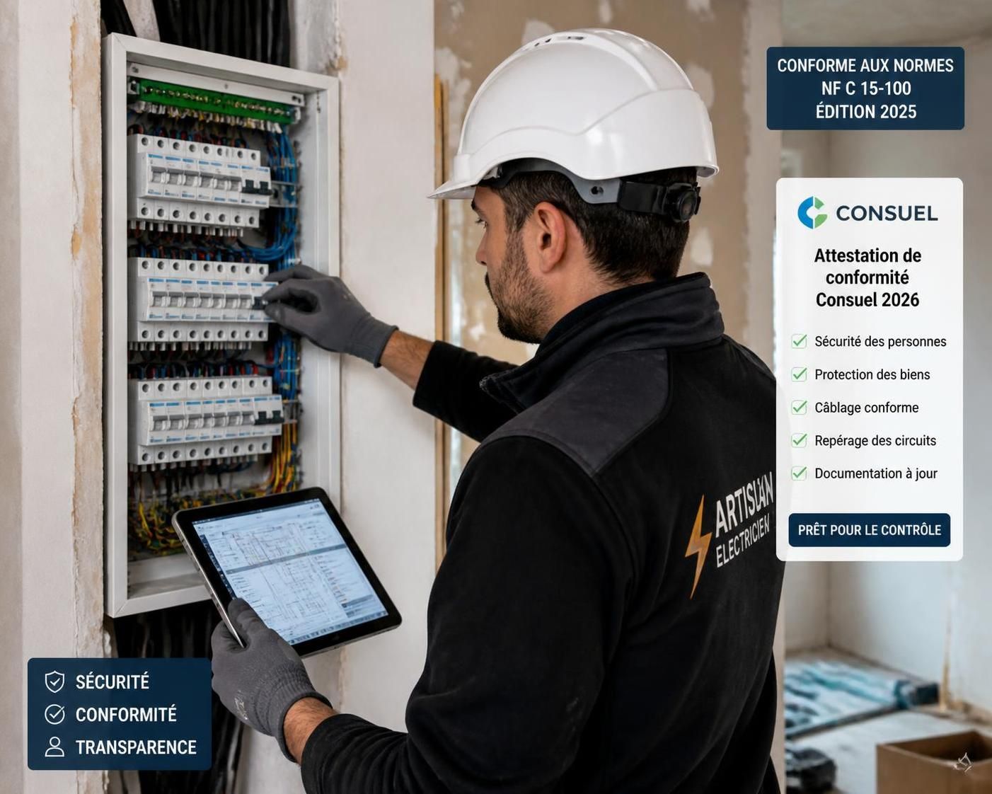 découvrez tout ce qu'il faut savoir sur la norme consuel en 2026 : exigences, démarches et conseils pour garantir la conformité de votre installation électrique.