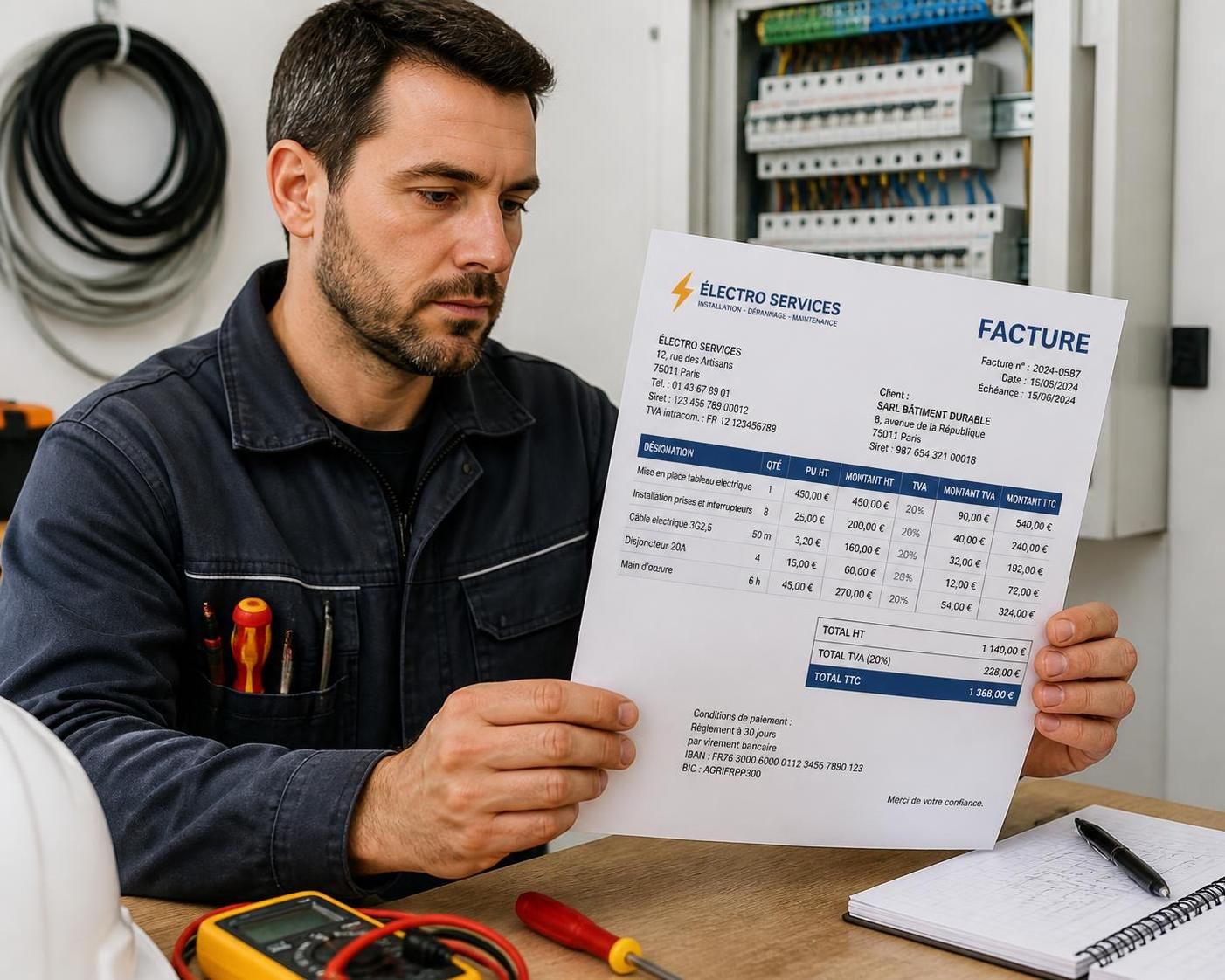 découvrez tout ce qu'il faut savoir sur la tva pour électricien en 2026 : taux, obligations, et conseils pour bien gérer vos factures et déclarations.