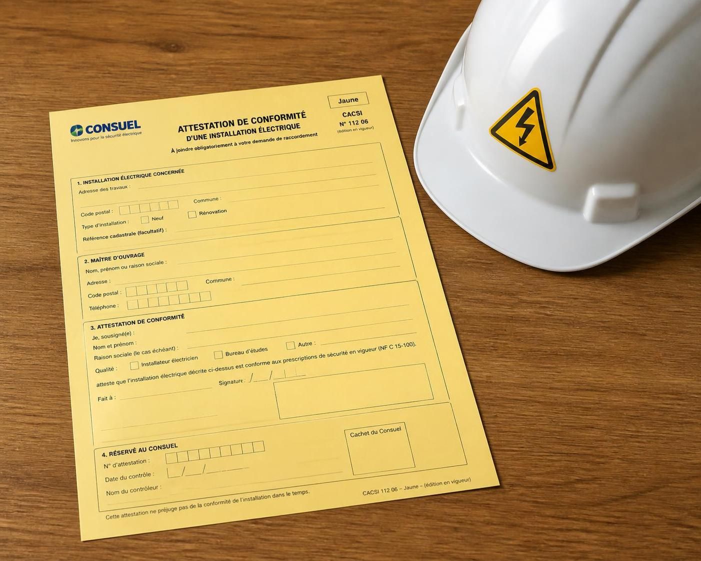 découvrez tout ce qu'il faut savoir sur l'attestation consuel jaune, son rôle essentiel et son importance pour la conformité électrique de vos installations.
