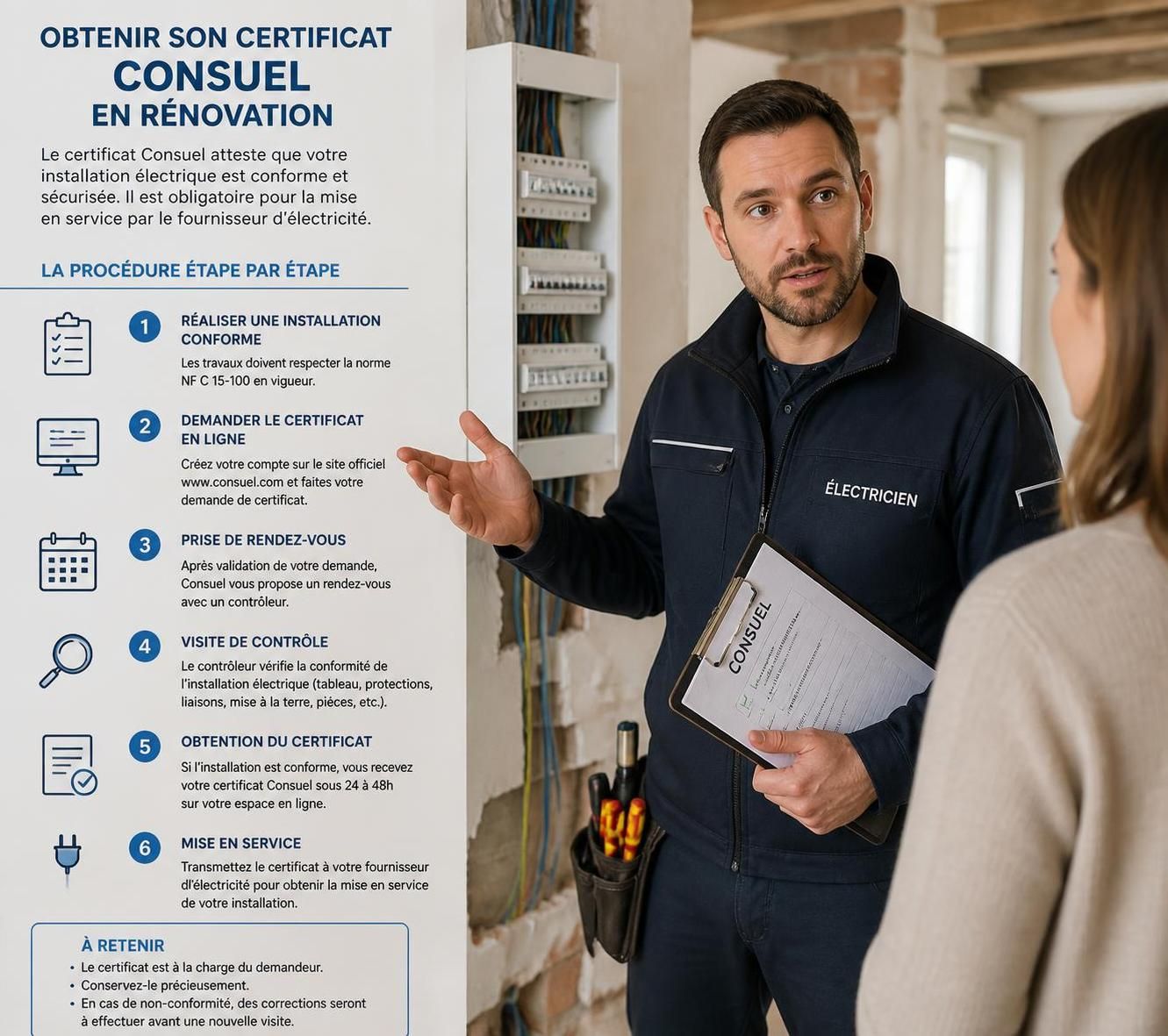 découvrez pourquoi le consuel électrique est obligatoire en 2026 et les étapes pour l'obtenir facilement, afin d'assurer la conformité et la sécurité de vos installations électriques.