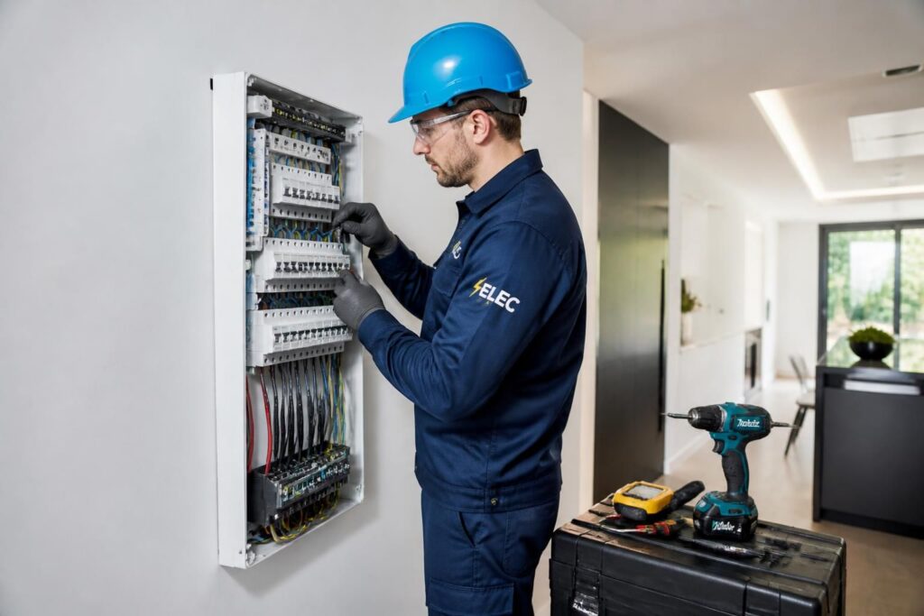 découvrez le prix moyen pour changer un tableau électrique en 2026, les facteurs influençant le coût, et des conseils pour choisir un professionnel qualifié.