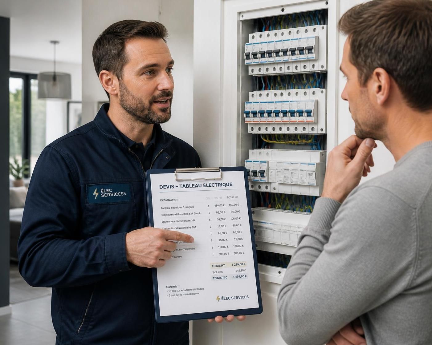 découvrez les coûts estimés pour changer un tableau électrique en 2026 et obtenez des conseils pour bien préparer votre projet électrique.