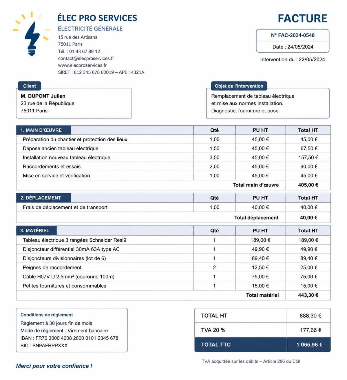 découvrez le tarif d'un électricien en 2026 et apprenez comment calculer le coût de ses services pour mieux planifier vos travaux électriques.