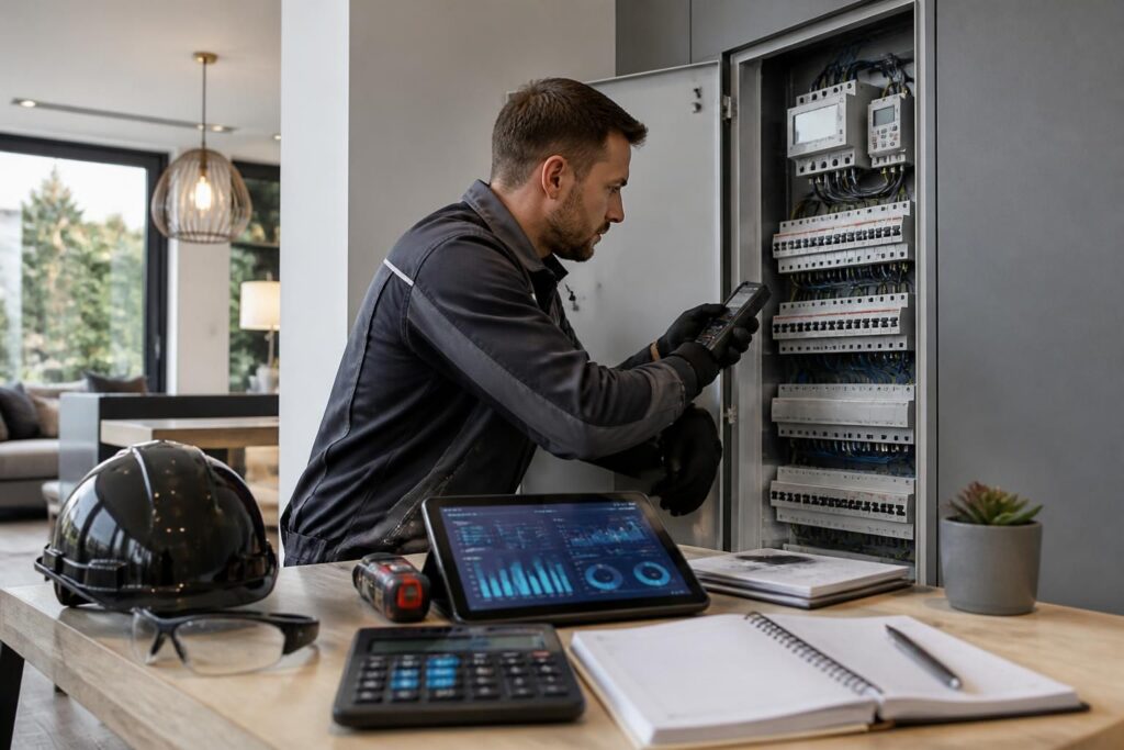 découvrez les tarifs d'un électricien en 2026 et apprenez comment calculer le coût de vos travaux électriques pour mieux préparer votre budget.