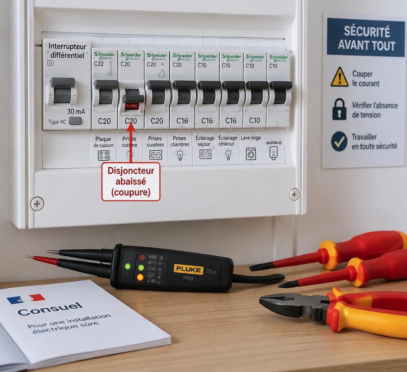 découvrez comment brancher une prise électrique en toute sécurité : coupez le courant, repérez les fils et vérifiez votre installation étape par étape.