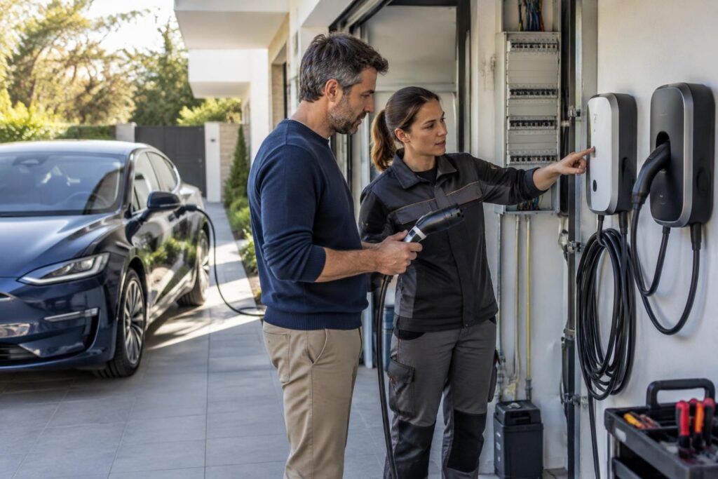 découvrez comment choisir une borne de recharge pour voiture électrique selon votre véhicule, votre installation, votre budget et vos besoins au quotidien.