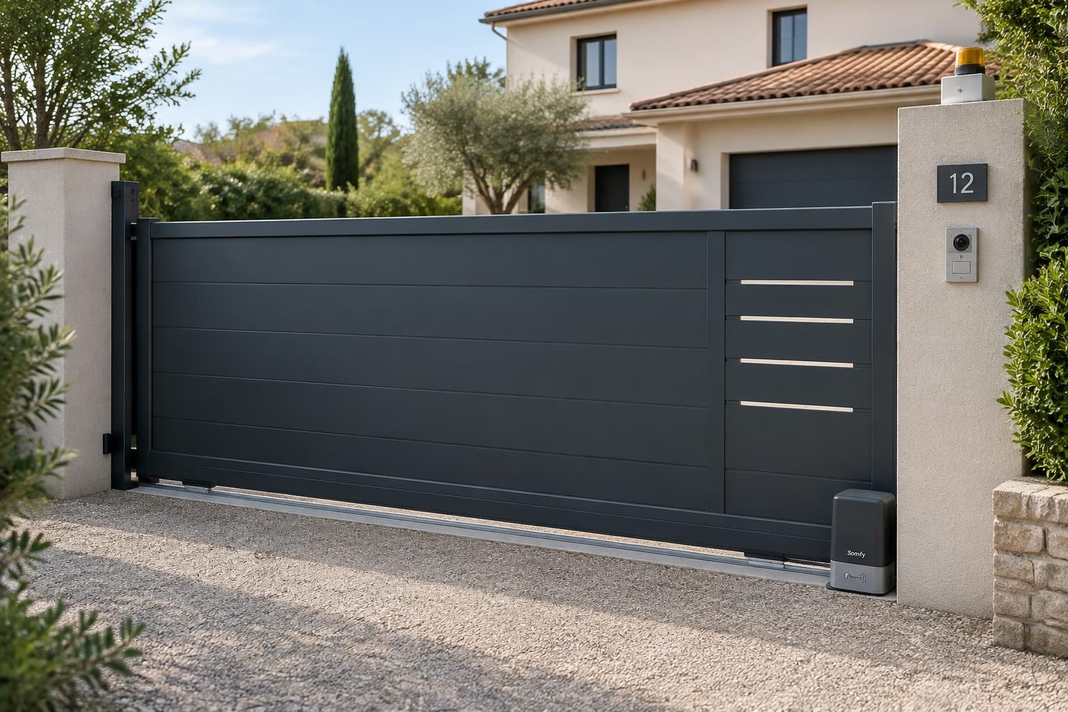 découvrez le prix d’un portail électrique coulissant selon les matériaux, les dimensions et la motorisation, ainsi que les coûts de pose à prévoir.