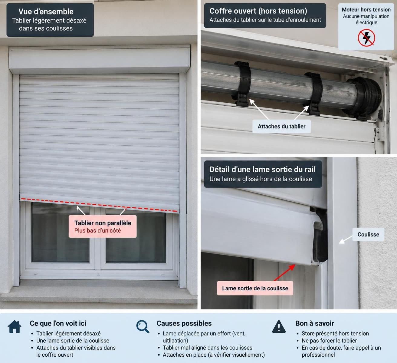 volet roulant électrique bloqué ? découvrez les causes possibles et les solutions pour le débloquer rapidement et en toute sécurité.
